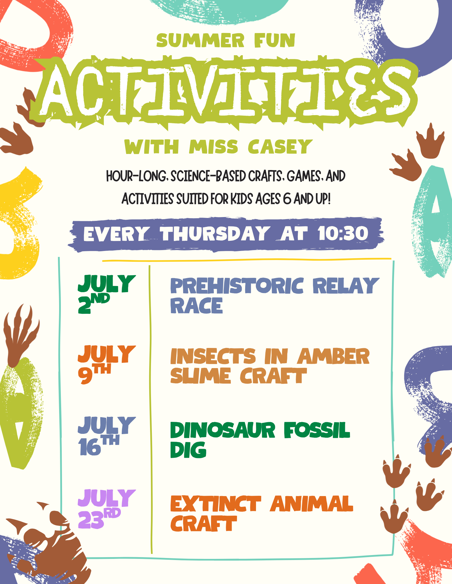 Activities With Casey