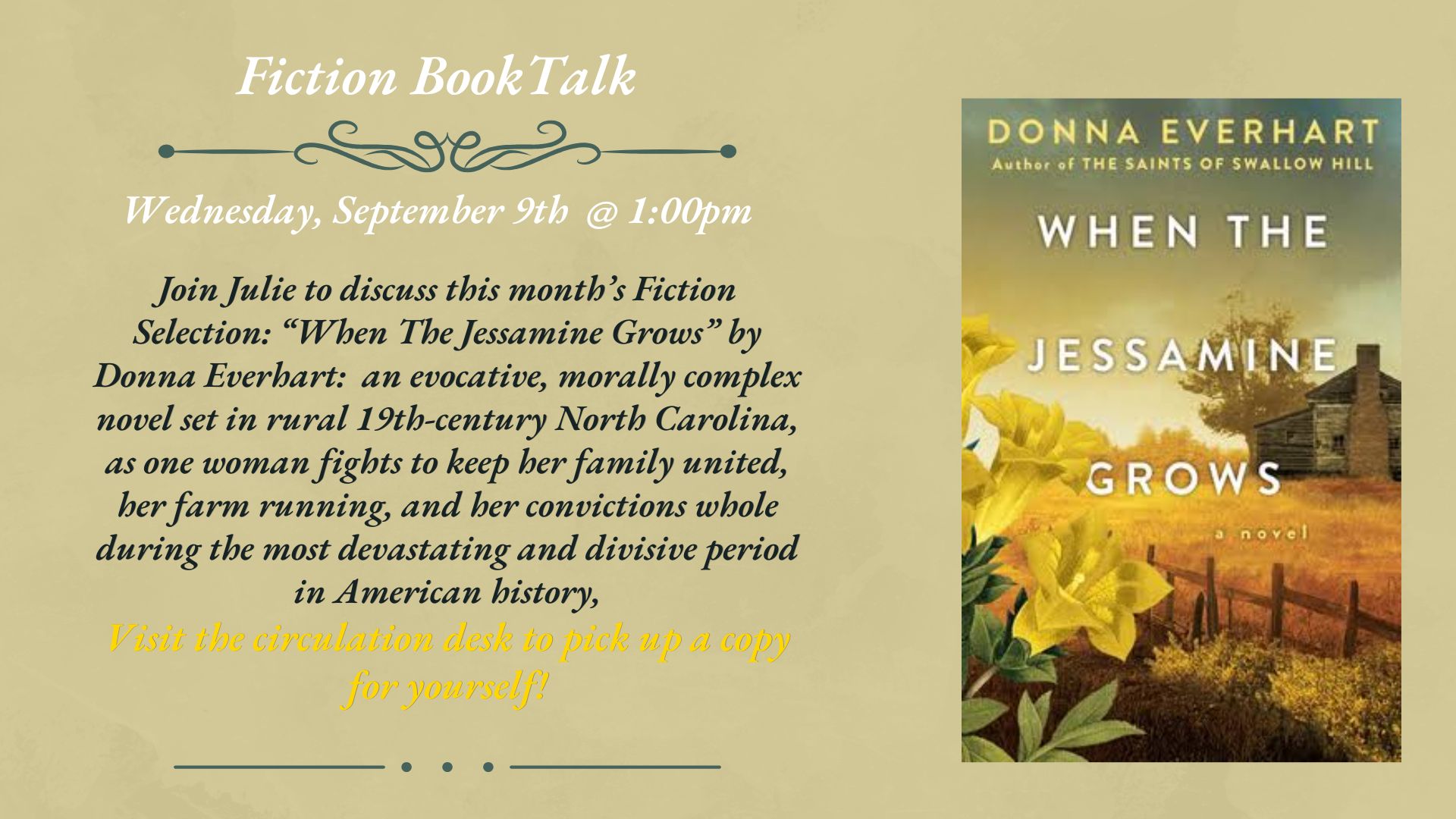 August BookTalk