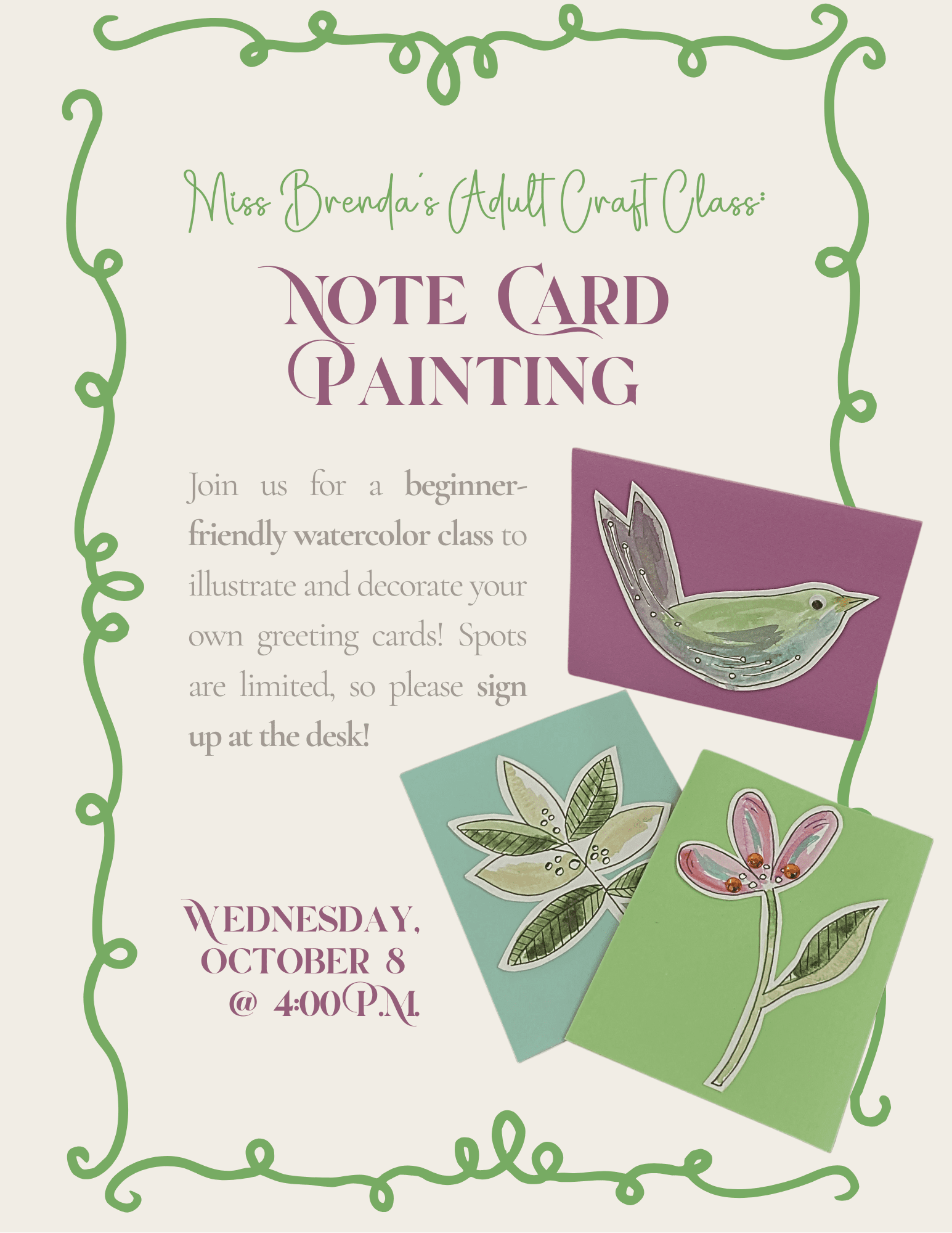 Note Card Painting