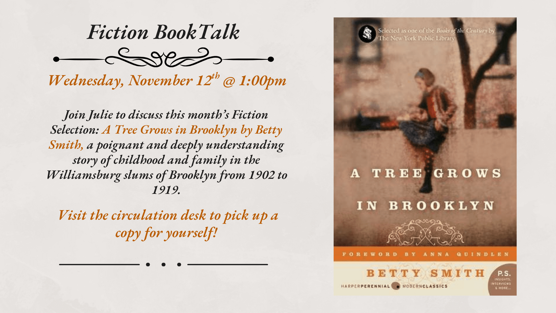 Oct BookTalk